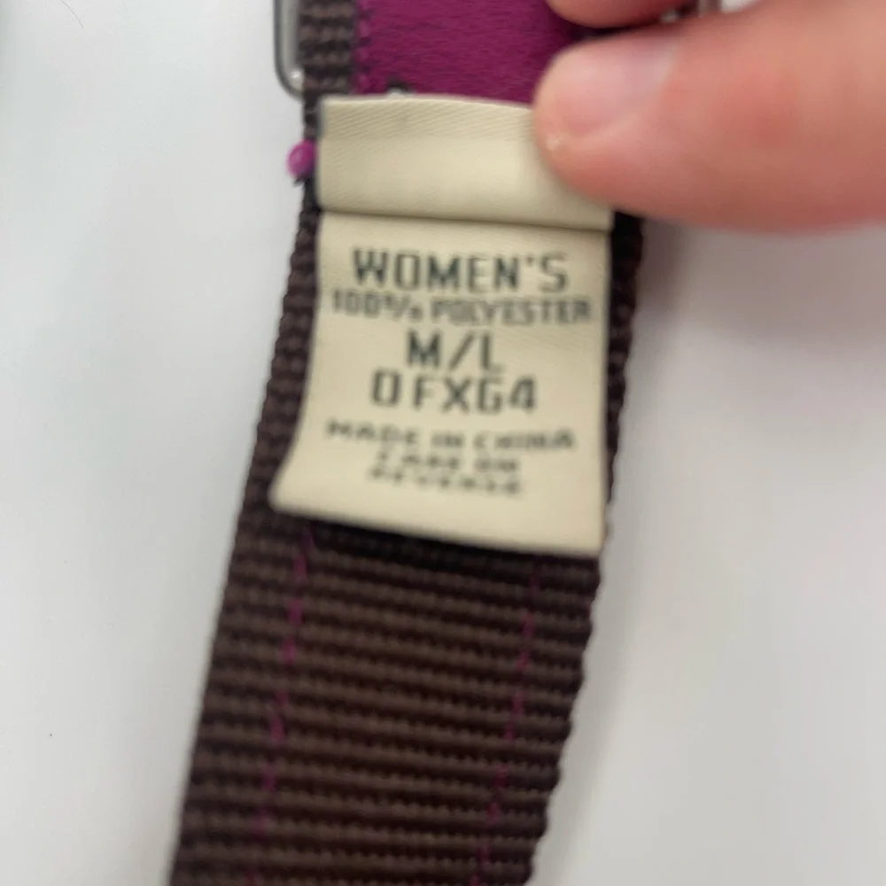 ⭐️LL Bean Purple Dog Belt women’s M/L